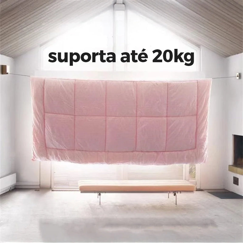 Box Varal Retrátil - Duplo - Sou de Casa