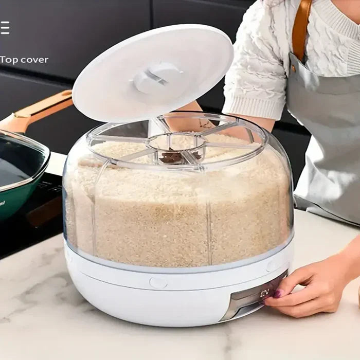 Organizador Giratório de Grãos SafeRoll™ 6 em 1