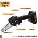 Mini Moto Serra Elétrica - Recarregável - Bivolt