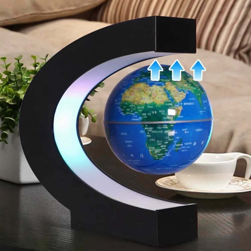 Globo Flutuante Magnético - Mapa Do Mundo
