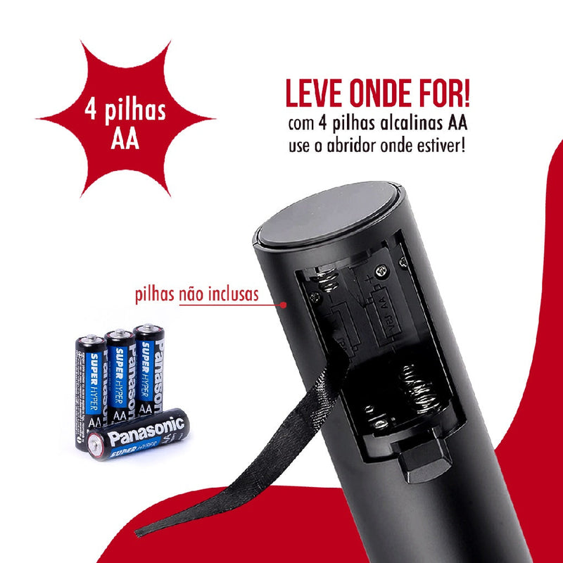 Abridor de Vinhos Sou de Casa Automático - 4 peças