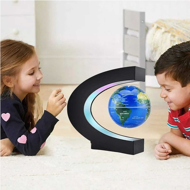 Globo Flutuante Magnético - Mapa Do Mundo