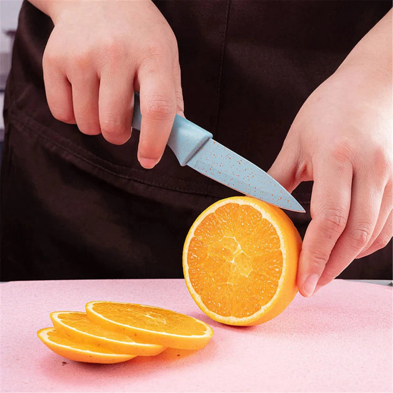 Facas Colorida De Inox Jogo - 4 Peças