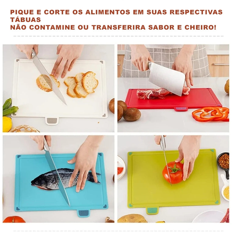 Conjunto 4 Tábuas De Corte Sou de Casa