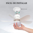 Ventilador de Teto com Luz e Controle Remoto - 4 Velocidades