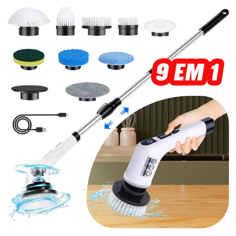 Escova Limpa Fácil 9 Em 1