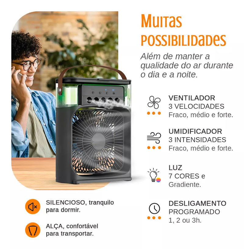 Climatizador De Ar Agua e Gelo Sou de Casa