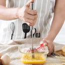 Batedor de Ovos em Inox Manual - Linha Premeium