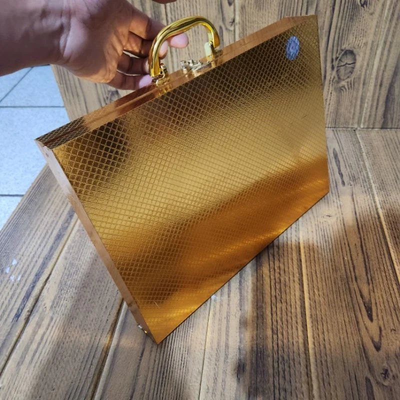 Kit Talheres Floral Dourado com 24 Peças em Aço Inox