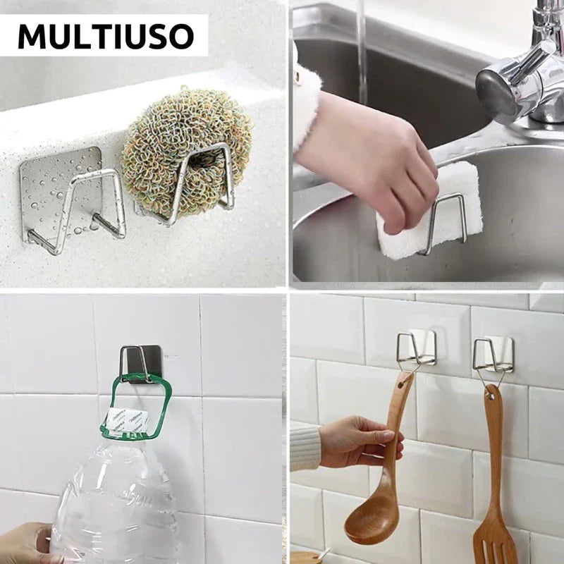 Suporte para esponja de pia interna - Aço e Inox