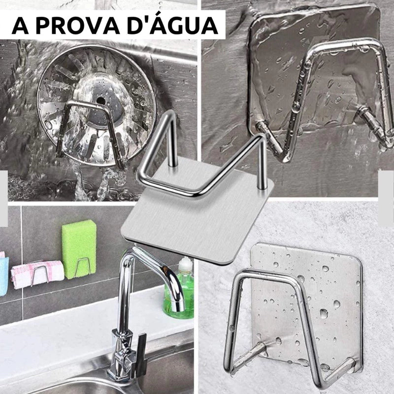 Suporte para esponja de pia interna - Aço e Inox