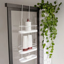 Porta Shampoo Suporte Gancho Para Box Aramado Em Aço 03 Andares