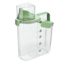 Pote Hermético De Acrílico 2.8L C/ Copo Medidor Bico Dosador Trava Super Resistente