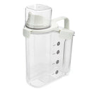 Pote Hermético De Acrílico 2.8L C/ Copo Medidor Bico Dosador Trava Super Resistente