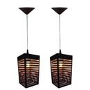 Kit 2 Luminária Pendentes Oriental