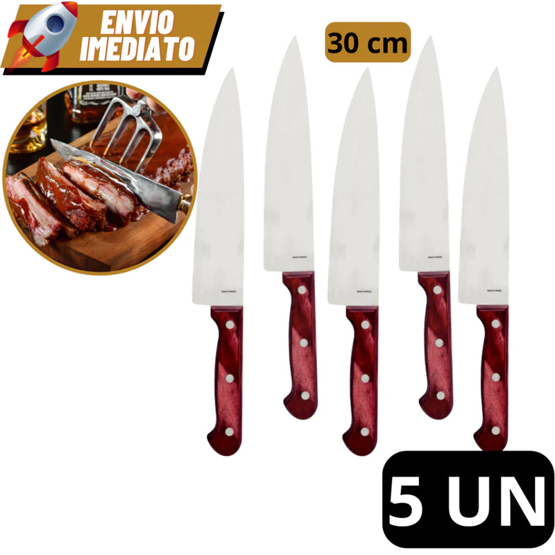 Facas para Cozinha em Inox - Linha Premium