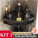 Suporte para Banheiro Sem Furo em Alumínio - Linha Premium