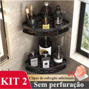 Suporte para Banheiro Sem Furo em Alumínio - Linha Premium