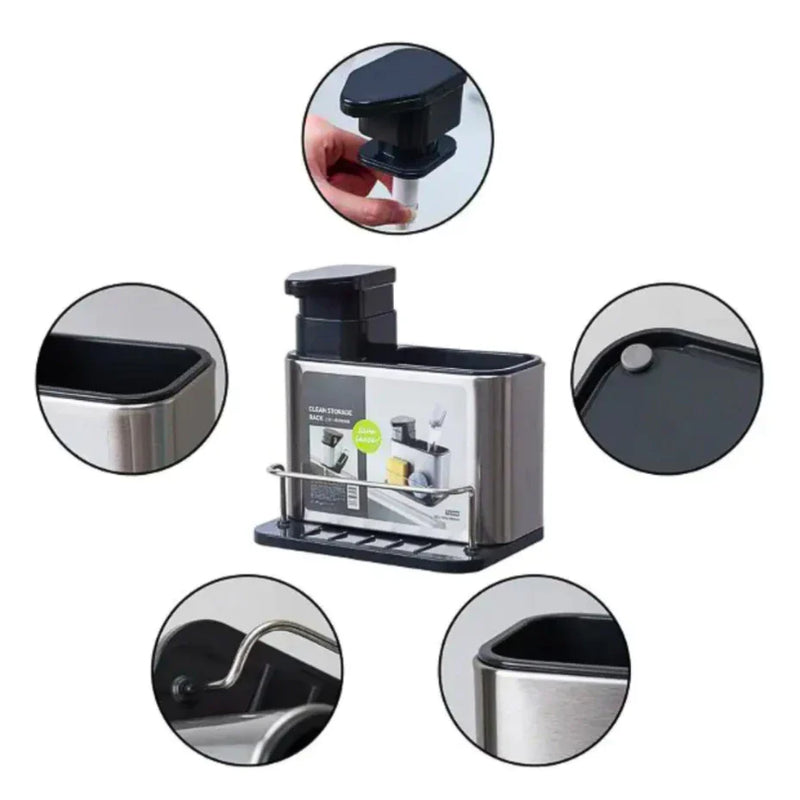 Organizador em Aço e Inox para Pia de Cozinha