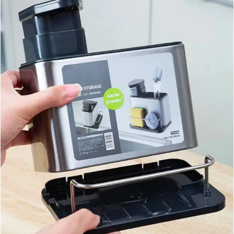 Organizador em Aço e Inox para Pia de Cozinha