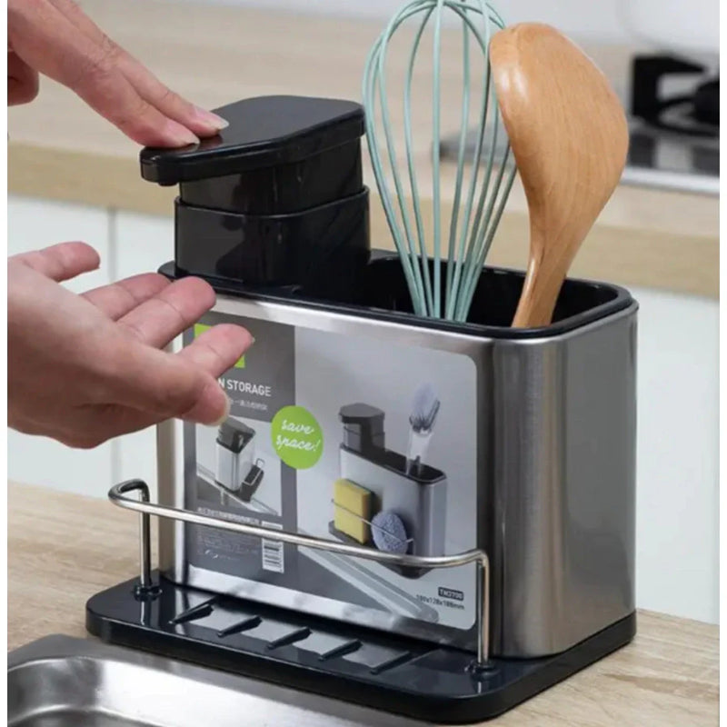 Organizador em Aço e Inox para Pia de Cozinha