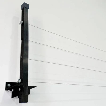 Varal de Roupa Retrátil de Parede em Alumínio