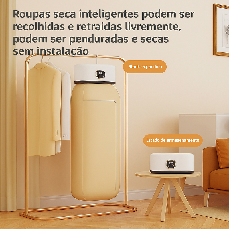 Secadora de Roupas Portátil - Sou de Casa