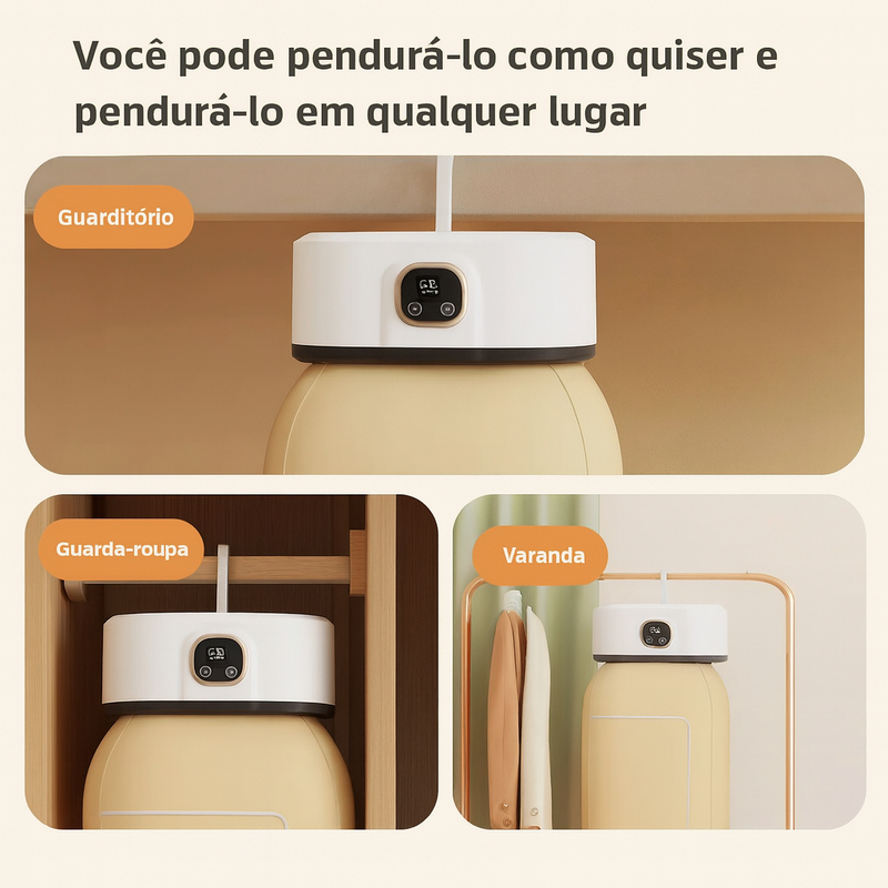 Secadora de Roupas Portátil - Sou de Casa