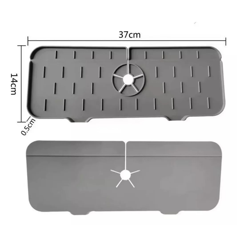 Protetor Contra Respingos De Torneira De Pia Tapete Silicone