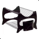 Escorredor De Louça Cozinha Prato Duplo Porta Talheres Metaltru