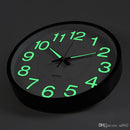 Relógio De Parede Luminoso - Brilha no Escuro - 30cm