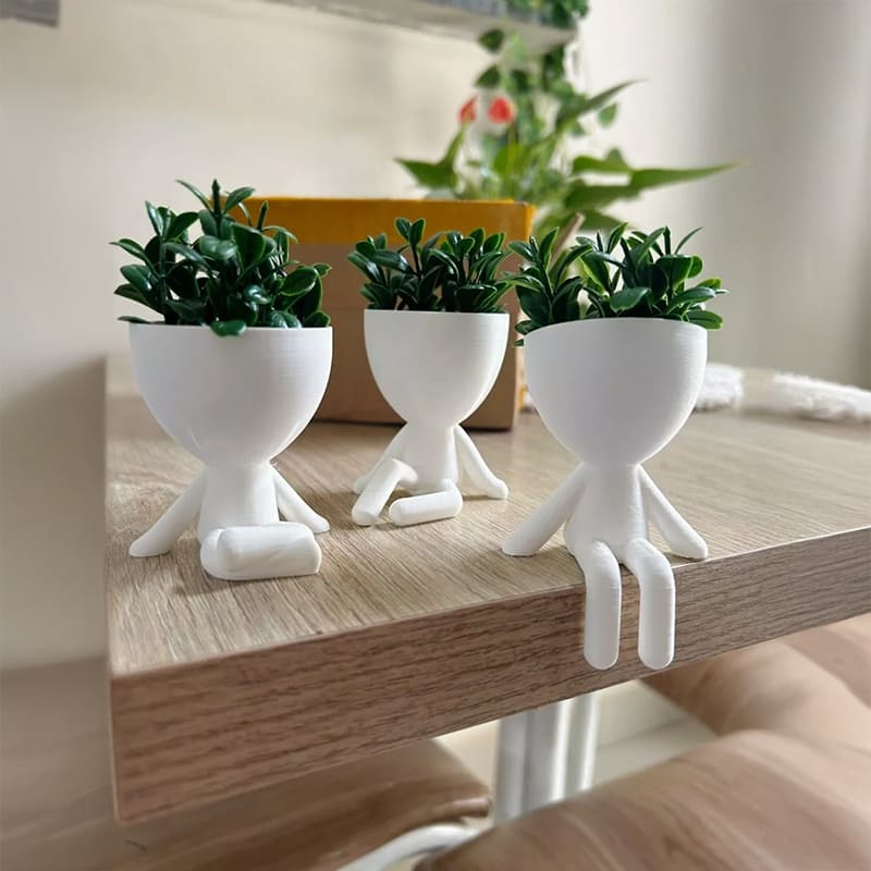 Kit 3 Mini Vasinhos Bob Robert!