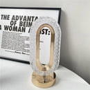 Luminária de Mesa Luxuosa em Cristal