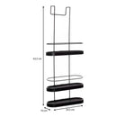 Porta Shampoo Suporte Gancho Para Box Aramado Em Aço 03 Andares