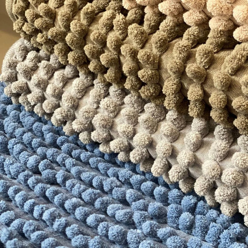 Tapete Bolinha em Microfibra Antiderrapante