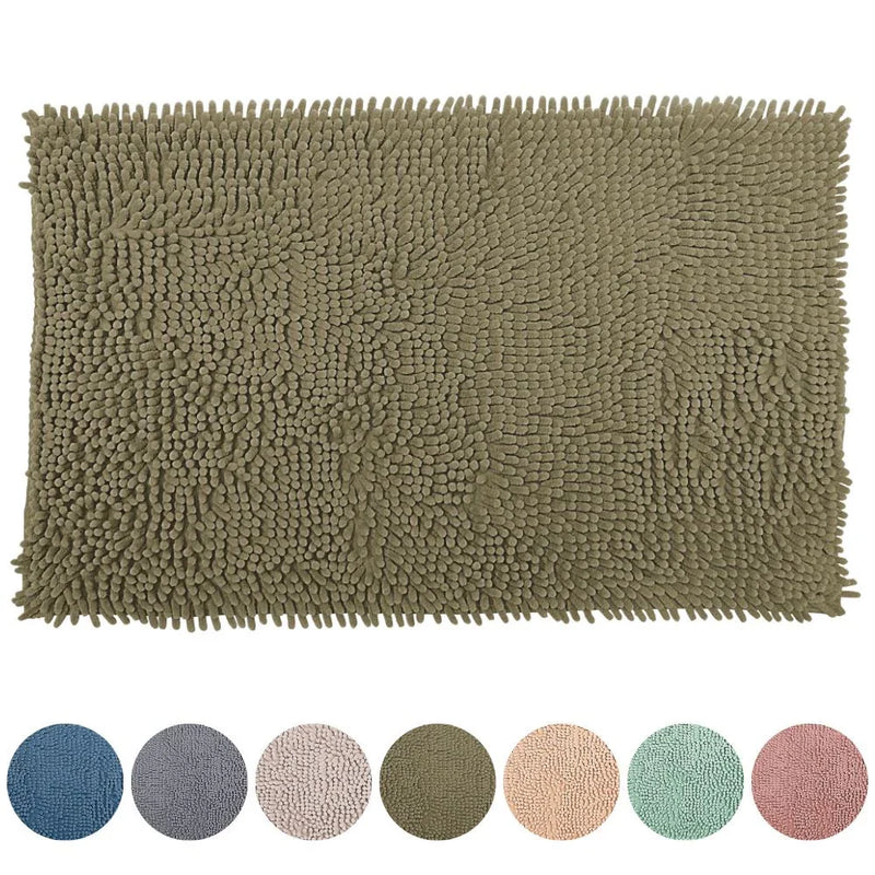 Tapete Bolinha em Microfibra Antiderrapante