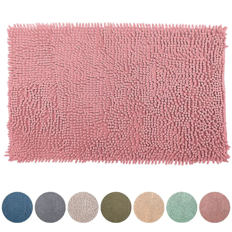 Tapete Bolinha em Microfibra Antiderrapante