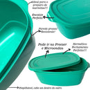 Pote com Tampa Kit 10 Peças - Tiffany