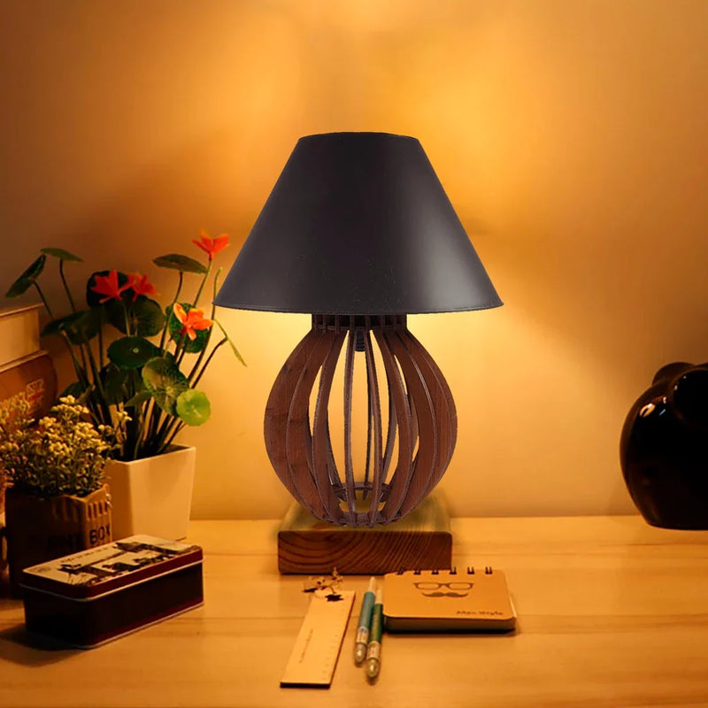 Abajur Design Com Cúpula de Mesa - 2 Peças