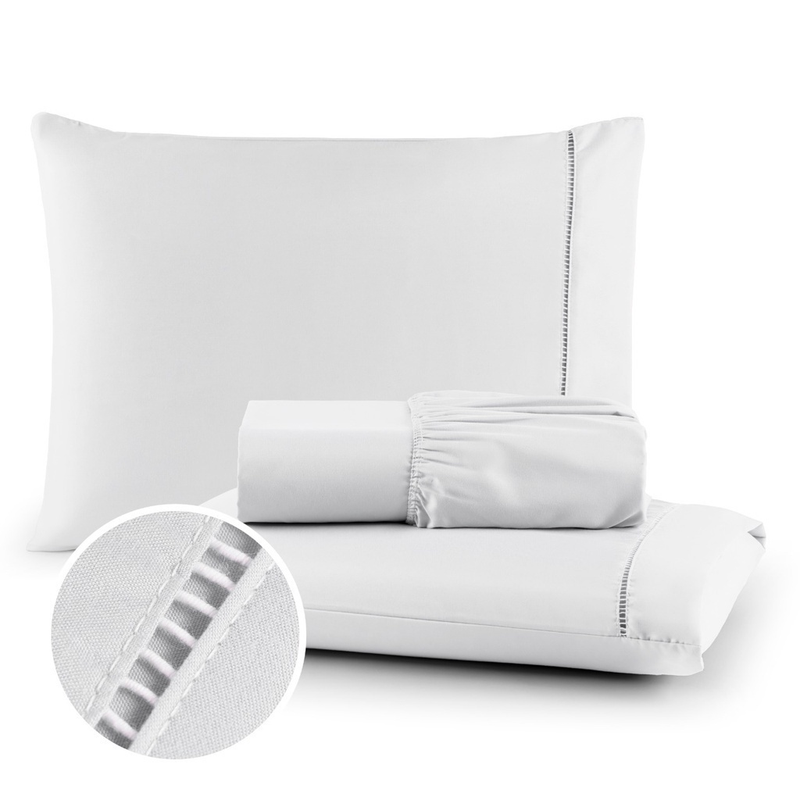 Jogo de Lençol 03 Peças 400 Fios Sou de Casa - Linha Premium