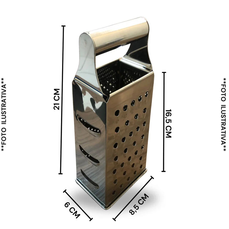 Ralador de Legumes em Inox para Cozinha