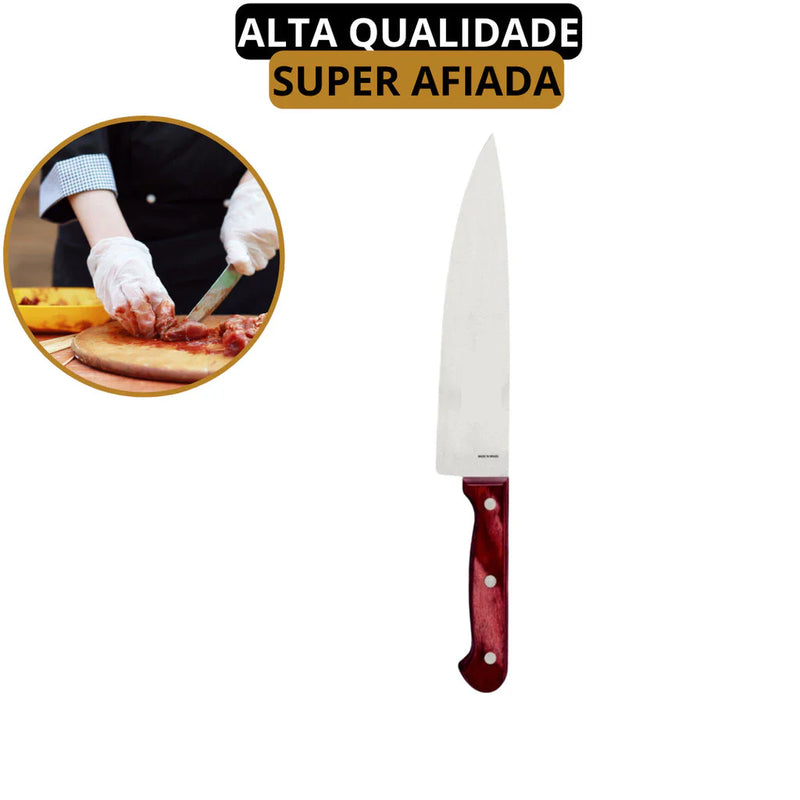 Facas para Cozinha em Inox - Linha Premium