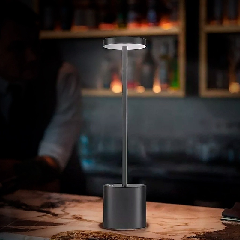 Luminária de Mesa Touch LED Recarregável Sem Fio