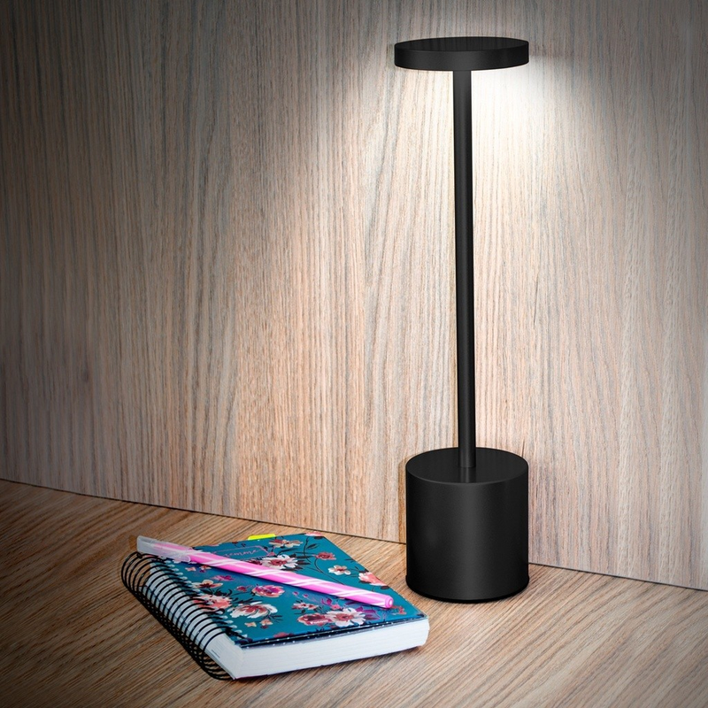 Luminária de Mesa Touch LED Recarregável Sem Fio