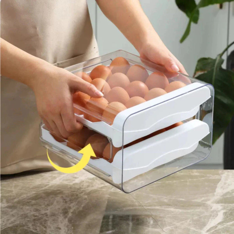 Gaveteiro para 32 Ovos Duplo