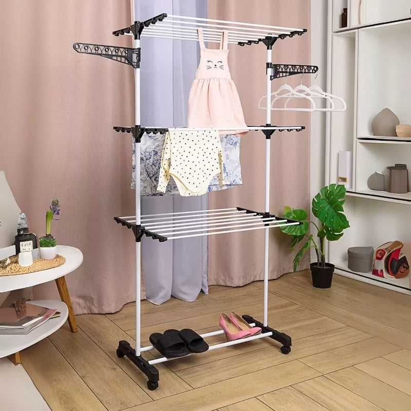 Varal de Chão 3 Andares Portátil